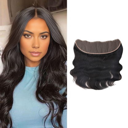 13*4 lace frontal body wave remy hair