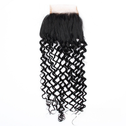 4*4 water Lace closure human hair 