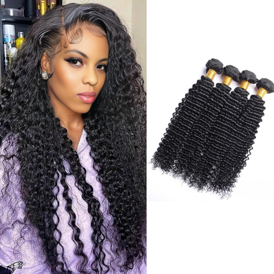 Remy hair bundles deep wave